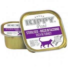 Kippy (Киппи) PATE TURKEY STERILISED консервы для стерилизованных кошек (ИНДЕЙКА), паштет