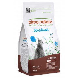 Almo Nature Holistic STERILISED ADULT CAT WITH FRESH BEEF сухой корм для взрослых стерилизованных кошек ГОВЯДИНА