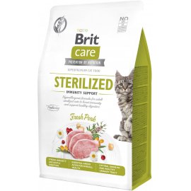 Brit Care Cat Grain Free Sterilized Immunity Support Pork беззерновой корм для стерилизованных кошек с чувствительным пищеварением СВИНИНА Brit Care Cat Grain Free Sterilized Immunity Support Pork беззерновой корм для стерилизованных кошек с чувствительным пищеварением СВИНИНА