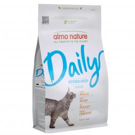 Almo Nature Daily ADULT STERILISED CHICKEN сухой корм для взрослых стерилизованных кошек КУРИЦА