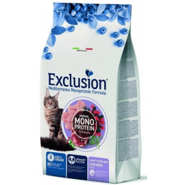 Exclusion (Эксклюжн) Cat Giant Sterilized Chicken сухой монопротеиновый корм для стерилизованных котов крупных пород, КУРИЦА