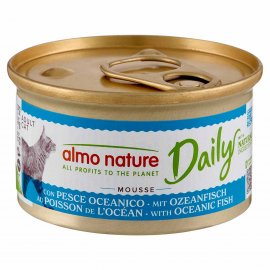 Almo Nature Daily MOUSSE OCEANIC FISH консервы для кошек ОКЕАНИЧЕСКАЯ РЫБА, мусс