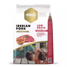 Amity (Аміті) Super Premium Low Grain Adult Iberian Pork сухий низькозерновий корм для дорослих собак усіх порід ІБЕРІЙСЬКА СВИНИНА