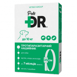 Dr.Pets (Доктор Петс) Ошейник от блох и клещей для собак малых пород