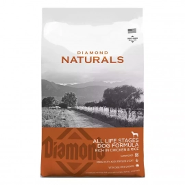Diamond (Даймонд) NATURALS ALL LIFE STAGES DOG CHICKEN & RICE FORMULA сухой корм для собак на всех этапах жизни КУРИЦА и РИС