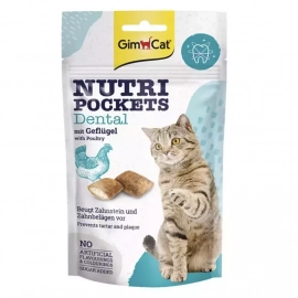 Gimcat NUTRI POCKETS DENTAL - Лакомство для очищения зубов у кошек