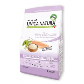Gheda Unica Natura Unico Mono All breed Trout монопротеїновий корм для собак середніх і великих порід ФОРЕЛЬ