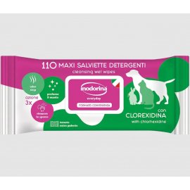 Inodorina Salvietta Chlorgexidina влажные салфетки с хлоргексидином для собак и кошек Inodorina Salvietta Chlorgexidina влажные салфетки с хлоргексидином для собак и кошек