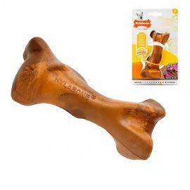 Nylabone Strong Chew Rubber Bone Beef with Gravy жувальна іграшка для собак, смак яловичини з підливою