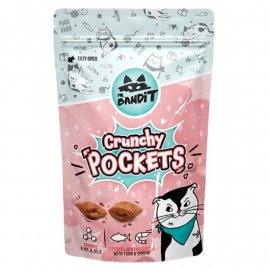 Mr. Bandit Cat Crunchy Pockets Tuna & Shripp лакомство для кошек ПОДУШЕЧКИ ИЗ ТУНЦА И КРЕВЕТОК