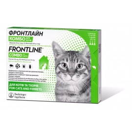 Frontline Combo (Фронтлайн Комбо) капли от блох, клещей и вшей для котов Frontline Combo (Фронтлайн Комбо) капли от блох, клещей и вшей для котов