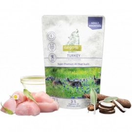 Isegrim (Ізегрім) Pouch Roots Turkey Monoprotein Консерви для собак з індичкою, козлобородником, соняшниковою олією і гірськими травами