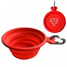1st Choice Collapsible Silicone Pet Bowl брендированная складная миска для кошек и собак
