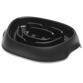 Moderna Slomo миска для повільного годування собак, чорний