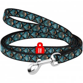 Collar WAUDOG Nylon нейлоновый поводок для кошек и собак, ЧЕШУЯ