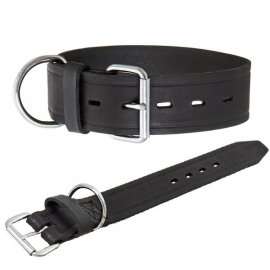 Flamingo (Фламинго) RONDO COLLAR (РОНДО КОЛЛАР) ошейник для собак, натуральная кожа, черный