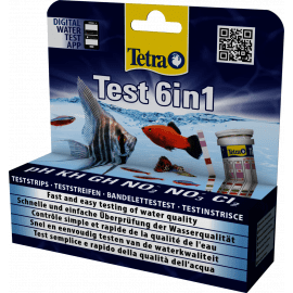 Tetra Pond Test 6in1 набір індикаторних тестів для перевірки показників якості водою