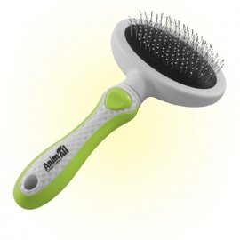 AnimAll Groom щетка-пуходерка для собак и кошек, зеленый