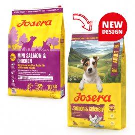 Josera Mini сухий корм для вибагливих собак малих порід ЛОСОСЬ І КУРКА