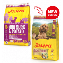 Josera Mini сухий беззерновий монопротеїновий корм для собак малих порід КАЧКА і КАРТОПЛЯ