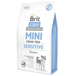 Brit Care Dog Grain Free Mini Sensitive Venison беззерновий сухий корм для собак міні порід із чутливим травленням ОЛЕНИНА