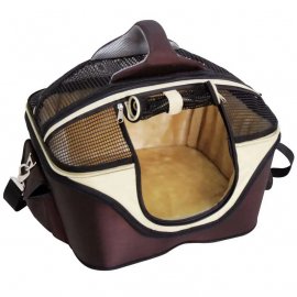 Croci Fast & Easy сумка-лежак для кошек и собак, коричневый/беж