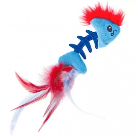 Petstages FEATHER FISH BONE игрушка для котов с кошачьей мятой, РЫБКА С ПЕРЬЯМИ