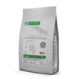 Natures Protection (Нейчез Протекшин) SUPERIOR CARE WHITE ADULT SMALL беззерновий корм для собак малих порід з білою шерсттю, БІЛОК КОМАХ
