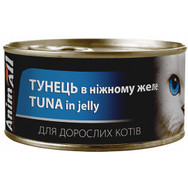 AnimAll Tuna in jelly влажный корм для кошек ТУНЕЦ в желе