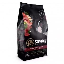 Savory (Сейвори) SMALL TURKEY & LAMB корм для собак малых пород ИНДЕЙКА И ЯГНЕНОК Savory (Сейвори) SMALL TURKEY & LAMB корм для собак малых пород ИНДЕЙКА И ЯГНЕНОК