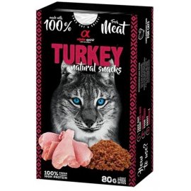 Alpha Spirit Natural Snacks Turkey лакомство для кошек ИНДЕЙКА