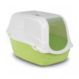 MP Bergamo ROMEO закрытый туалет для кошек с фильтром, зеленый