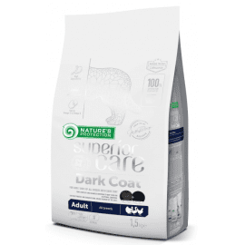 Natures Protection (Нейчез Протекшин) Superior Care Dark Coat Adult All Breeds сухий корм для дорослих собак із чорним забарвленням шерсті ПТИЦЯ
