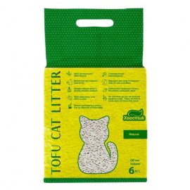 Хвостик Tofu Natural наполнитель соевый для кошек БЕЗ АРОМАТА