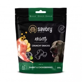 Savory (Сейвори) Mobility Rabbit & Chokeberries лакомства для здоровья костей и суставов у собак КРОЛИК и ЧЕРНОПЛОДНАЯ РЯБИНА