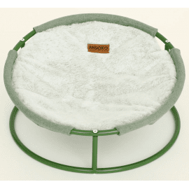 Misoko&Co (Місоко і Ко) Pet Bed Round Plush складаний круглий лежак для тварин, плюш, СВІТЛО-ЗЕЛЕНИЙ