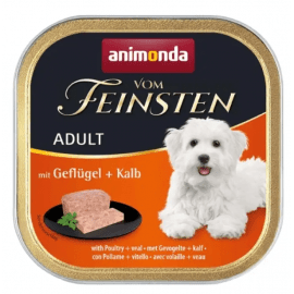 Animonda (Анімонда) Vom Feinsten Adult Poultry & Veal вологий корм для собак ПТИЦЯ та ТЕЛЯТИНА