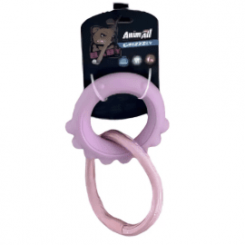 AnimAll GrizZzly Baby игрушка для щенков ОСЬМИНОГ С КАНАТОМ, лаванда