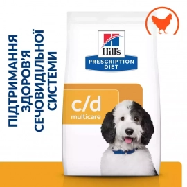 Hill's Prescription Diet c/d Multicare Urinary Care корм для собак с курицей