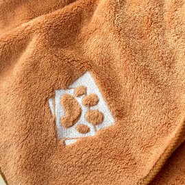 Fovis Полотенце для собак из микрофибры, кофе с карамелью