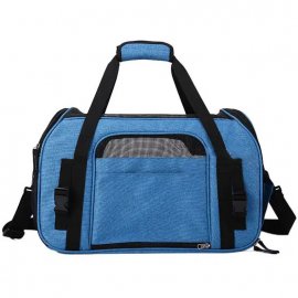 Senful Pet Carrier сумка-переноска для кошек и собак, синий
