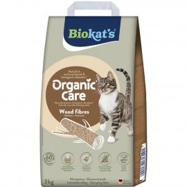 Biokat's Organic Care деревний наповнювач для котячого туалету