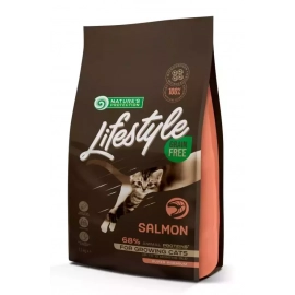 Natures Protection Lifestyle GRAIN FREE SALMON KITTEN беззерновой корм для котят ЛОСОСЬ Natures Protection Lifestyle GRAIN FREE SALMON KITTEN беззерновой корм для котят ЛОСОСЬ