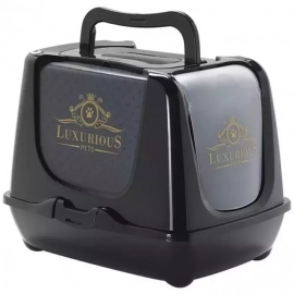 Moderna TRENDY CAT LUXURIOUS PET закрытый туалет для кошек, черный