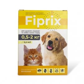 Modes Fiprix краплі на холку від бліх і кліщів для котів і собак