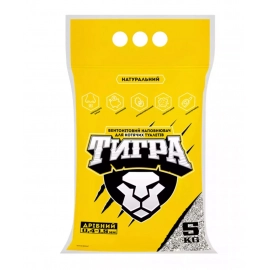 ТИГРА бентонитовый наполнитель для кошачьего туалета, МЕЛКИЙ