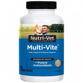 Nutri-Vet (Нутри Вет) Multi-Vit МУЛЬТИ-ВИТ витамины для собак, жевательные таблетки