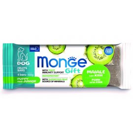 Monge Dog Gift Puppy and Junior Pork & Kiwi лакомство для щенков до 12 мес, фруктовый батончик СВИНИНА и КИВИ