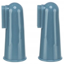 Trixie FINGER TOOTHBRUSH набор зубных щеток на палец для собак и кошек, силикон