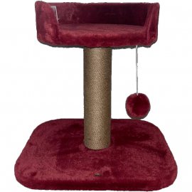 Trixie Mica когтеточка-столбик с лежаком для кошек, красный (9935268)